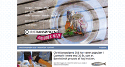 Desktop Screenshot of christiansoe-pigens-sild.dk