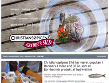 Tablet Screenshot of christiansoe-pigens-sild.dk